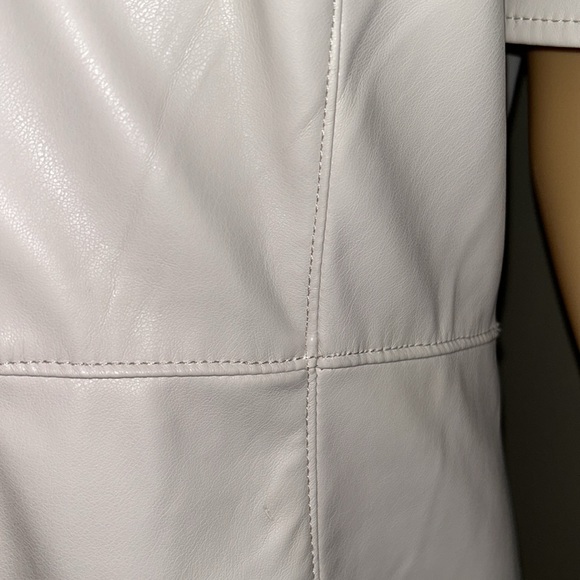 DKNY Faux leather beige dress size 8 - Picture 14 of 14